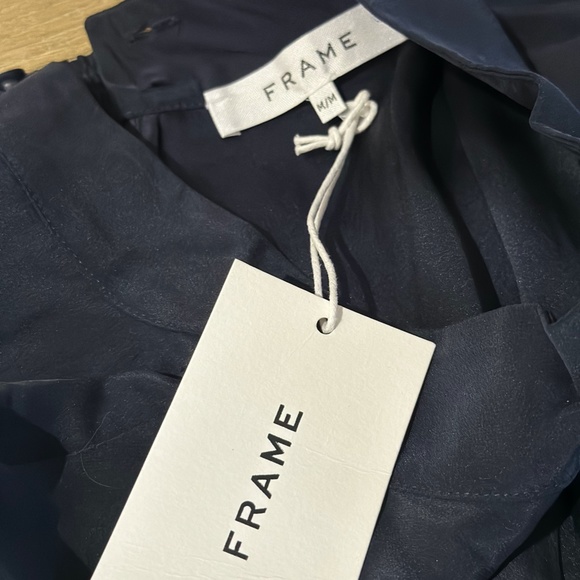 FRAME NWT Sleeveless High-Neck Party Top   Size M - Picture 3 of 6